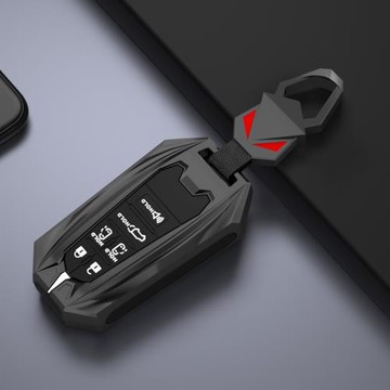 適用2022款豐田賽那鑰匙套金屬SIENNA21款新塞納鑰匙包埃爾法殼扣