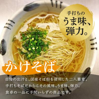 ふるさと納税 鹿児島市 肉うどん・かけそばセット