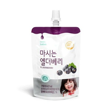 韓國 bebefood 寶寶福德 接骨木莓果汁 80ml 10m+＊夏日微風＊