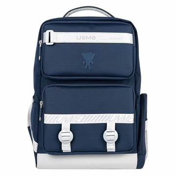 UnMe Goodday日安輕量護脊書包 UN2011-408 台灣製  M(39 x 28 x 18cm)  深藍色  1個