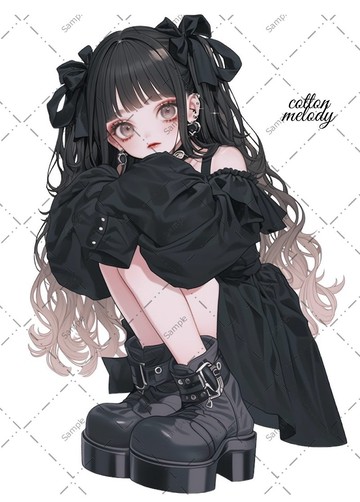 原廠貼紙 no.1144 人物貼紙 原創貼紙 人物貼紙 少女貼紙 原創人物貼紙