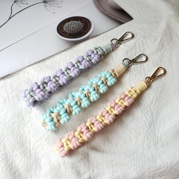 編織蝴蝶結手機掛繩手腕繩