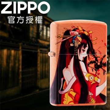 ZIPPO  動漫設計-艷麗藝妓防風打火機