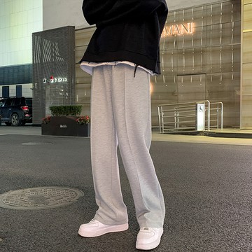 韓版墜感寬鬆直筒運動褲【P235】