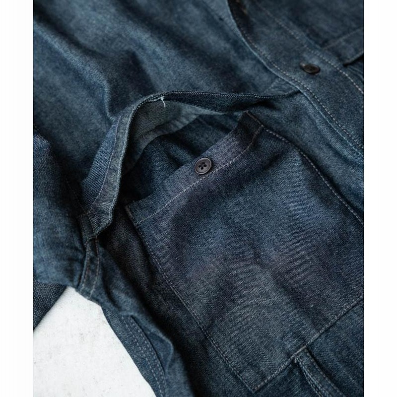 snow peak スノーピーク TAKIBI Light Denim Utility Shirt 焚火