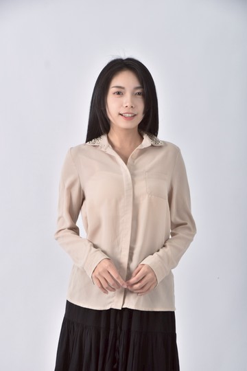 (S) fifty percent珍珠棕色襯衫上衣