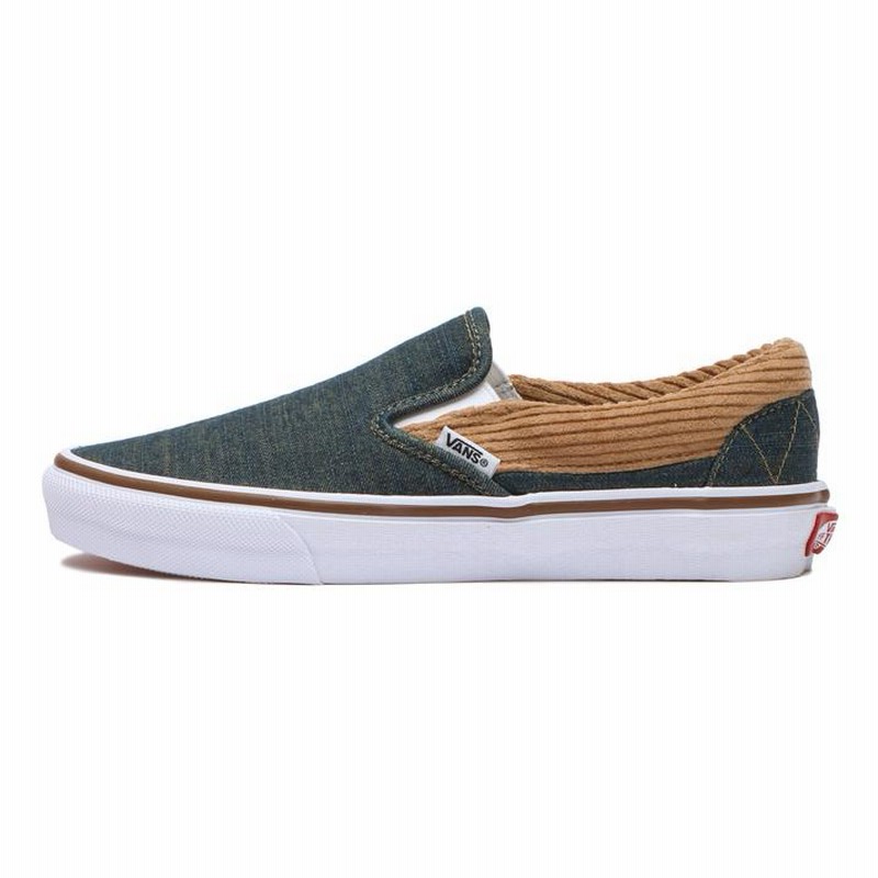 VANS SLIP ON V98CF REMIX BLUE CORDUROY 4