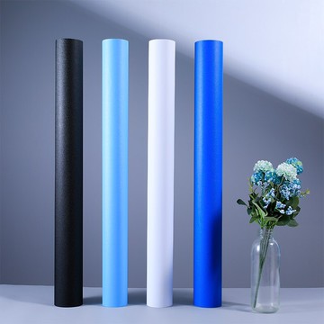 魚缸背景紙魚缸磨砂貼紙加厚防水防刮黑藍白色磨砂背景紙魚缸壁紙