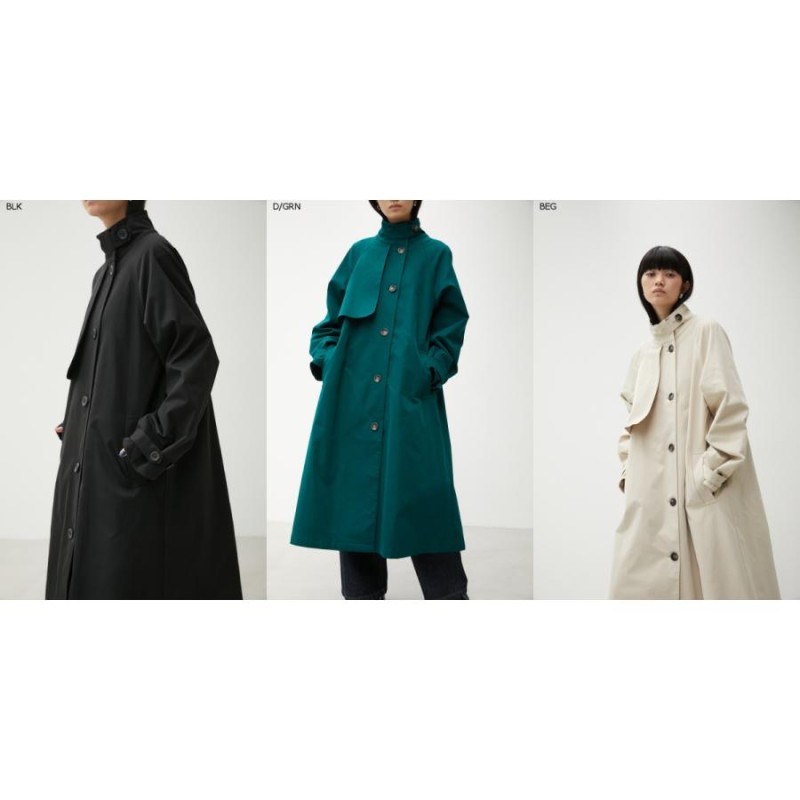 12月8日(金)8:59まで期間限定価格】STAND COLLAR TRENCH COAT II