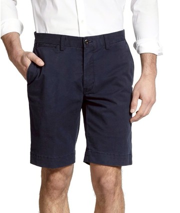 美國百分百【Ralph Lauren】短褲 RL 小馬 休閒褲 polo 百慕達褲 Chino 五分褲 深藍色 30 33腰 C147