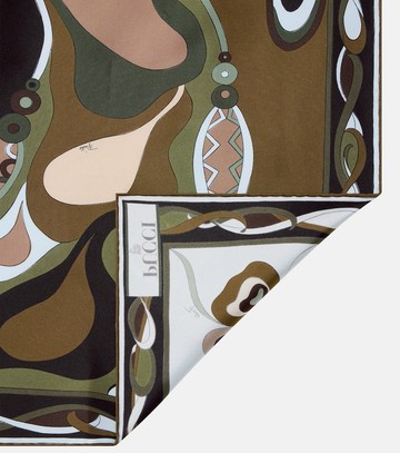 Pucci Orchidee silk twill scarf