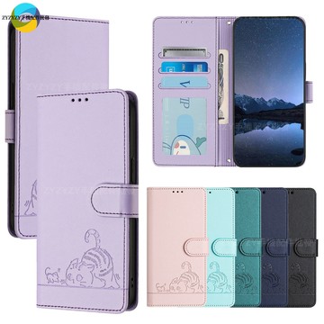 貓咪翻蓋皮套手機殼 SONY Xperia 1 VIII 10 VII 1VII 5 10 1 VI IV V III