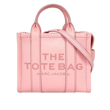 MARC  JACOBS THE LEATHER TOTE 粒面皮革迷你托特包(蝴蝶結粉)