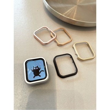《隔日到貨》超质感 適用 APPLE WATCH 霧面鋁合金錶殼 錶框 保護殼 防摔殼 S11 S10 SE 46mm