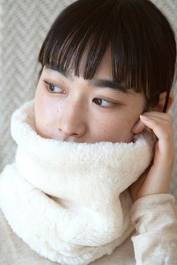 有機棉絨毛 蓬鬆頸圍【加大尺寸】