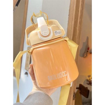 大肚保溫杯女士高顏值水杯女2022新款吸管兒童杯子女生304不銹鋼