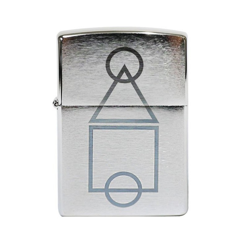 ジッポ ジッポー ライター オイルライター 喫煙 デザイン ZIPPO イカゲーム 200 BRUSHED CHROME クローム サテーナ 通販  LINEポイント最大GET | LINEショッピング