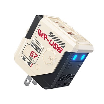 免運/快速出貨 手機充電器 WEKOME氮化鎵65W充電器機甲多口快充頭35W折疊適用蘋果華為手機