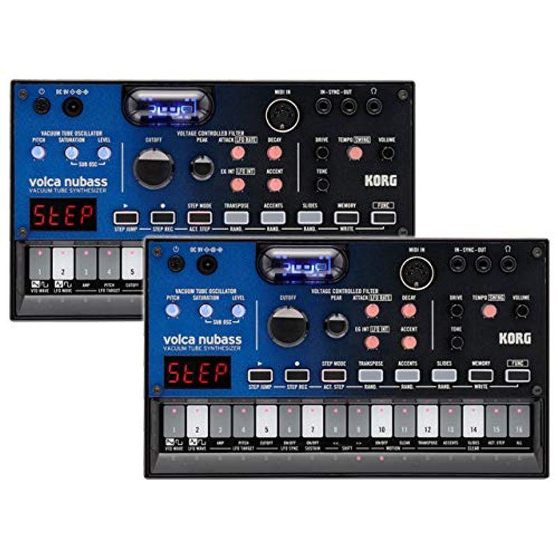 まとめ買いKORG コルグ 新世代真空管 Nutube 搭載 アシッド ベース マシン volca nubass ２個セット