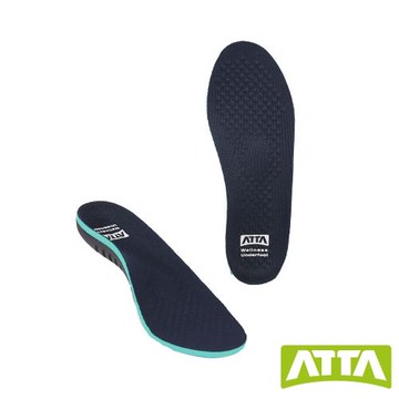 【ATTA】吸濕排汗★避震緩壓足弓鞋墊-深藍
