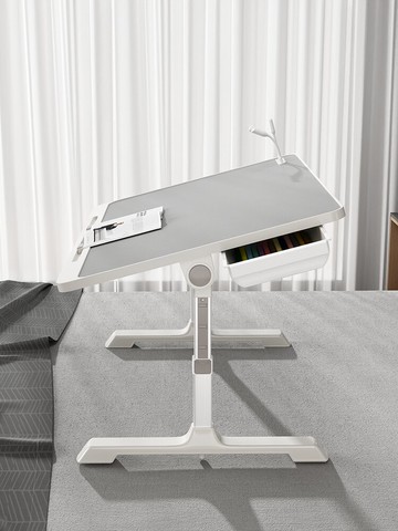 折疊床上桌  可升降調節小桌子折疊床上電腦桌飄窗書桌宿舍懶人桌學生臥室坐地筆記本辦公簡易小桌板床上桌學習床邊桌神器【MJ18660】