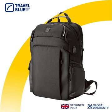 【Travel Blue 藍旅】傳奇專業背包(筆電包/防水電腦包/雙肩包/商務背包)_TB3058