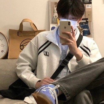 ［Comoon］條紋立領開衫衛衣夾克男 秋季寬鬆休閒拼接美式復古外套 男生外套 情侶外套