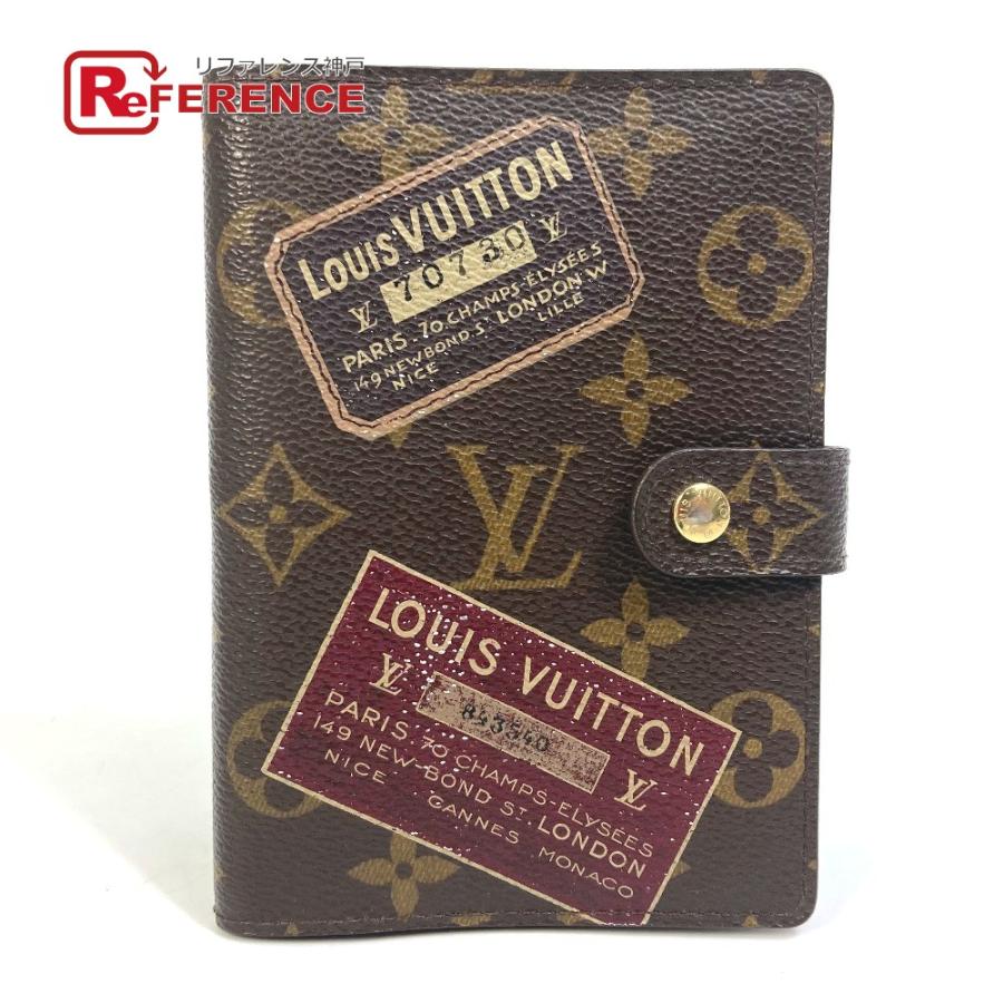 LOUIS VUITTON ルイヴィトン R21066 モノグラム トラベルコレクション アジェンダPM システム手帳 手帳カバー  レディース