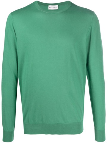 Ballantyne - round-neck cotton cardigan - men - Cotton - 52 - Green