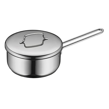 SUNB.W 秦博士 304不鏽鋼歐式寬邊片手鍋 新型多功能蓋珠 三層包底導熱迅速均勻  19.5cm  STK1195-304  1個