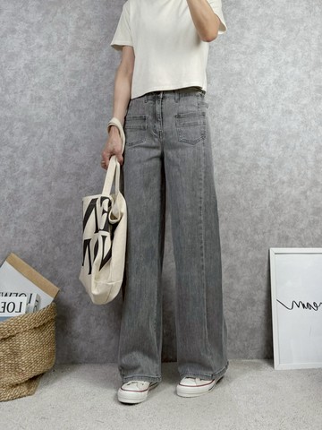 姊妹一穿就回不去的灰階顯瘦寬褲