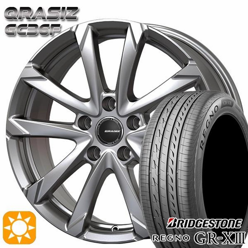 サマータイヤ ホイール4本セット 205/60R16インチ 5H114 KOSEI クレイシズ GC36F シルバー ブリヂストン レグノGR-X3  | LINEブランドカタログ