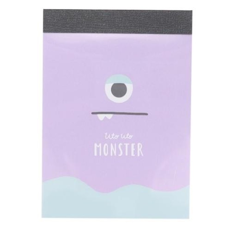 うとうとモンスター ミニ ミニメモ メモ帳 パープル クラックス