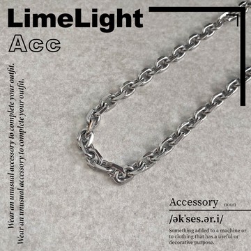 ☆LimeLight☆ 簡約 粗款 高級感 韓國 百搭 鈦鋼 飾品 項鍊