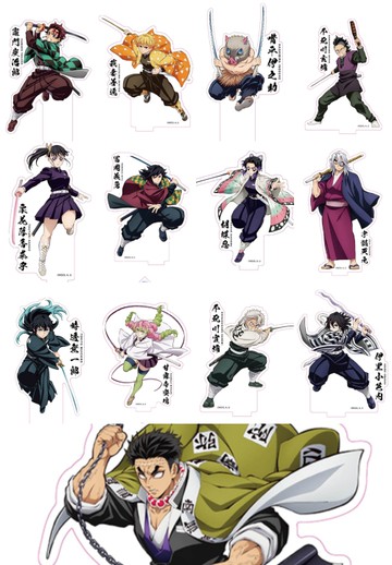 【鬼滅快閃店新品】鬼滅之刃 鬼滅劇場版 劇場版 人物造型壓克力立牌 (多款可選)