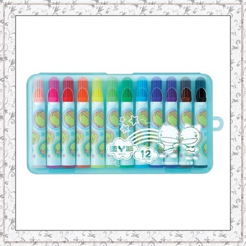 雄獅新功夫鴨彩色筆12色 / 盒