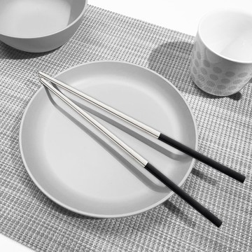 綠貝304極簡黑白筷-1入(兩色任選)