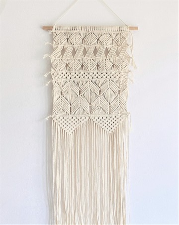 客廳裝飾 手工棉線編織裝飾掛飾 瑜伽壁掛