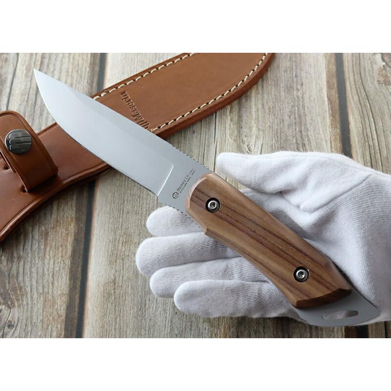 マセリン 982 LG ハンティング ウォールナット シースナイフ,Maserin HUNTING Walnut Fixed knife