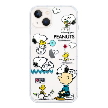 iPhone 13 殼 【SNOOPY/史努比】iPhone 13 (6.1吋) 防摔氣墊空壓保護手機殼(小日子)