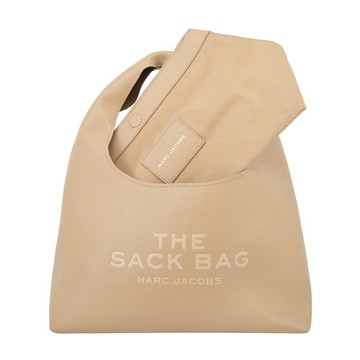 [平輸版] 【MARC JACOBS】THE SACK BAG荔枝紋手提包(駝色)真品平輸