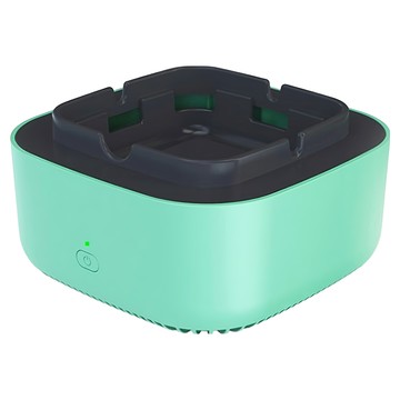 新款空氣淨化器菸灰缸，13cm，綠色  EL3001GX