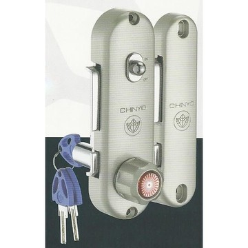 青葉牌鋁門鎖 670 HCS007d 670二代鐮錠鎖 1000型 鎖管長48mm CT鑰匙