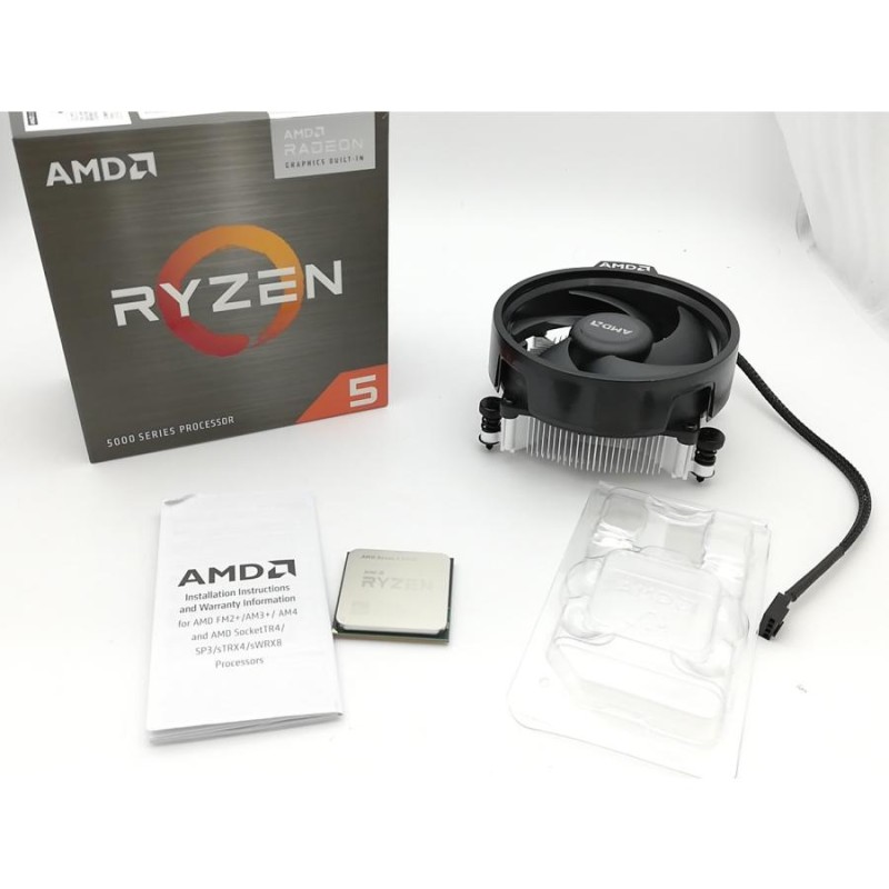 中古】AMD Ryzen 5 5600G (3.9GHz/TC:4.4GHz) BOX AM4/6C/12T/L3 16MB/