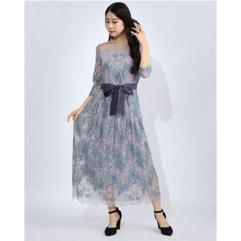 プールヴー Pourvous パネルレース ロングスカート 結婚式ワンピース 二次会 謝恩会 セレモニー大きいサイズ対応フォーマルパーティードレス 通販 Lineポイント最大get Lineショッピング