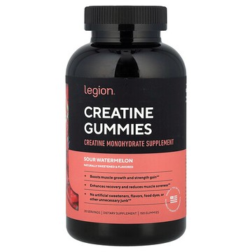 Legion Athletics, 肌酸軟糖，酸西瓜味，150 粒
