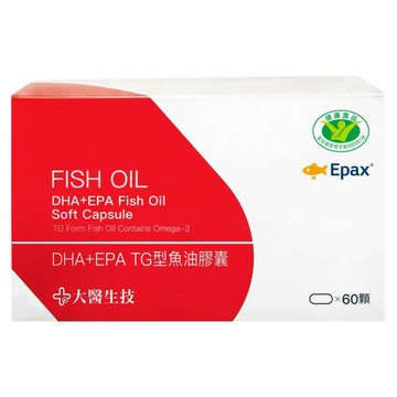 大醫生技 DHA + EPA TG型魚油膠囊  60顆  4.6g  1盒