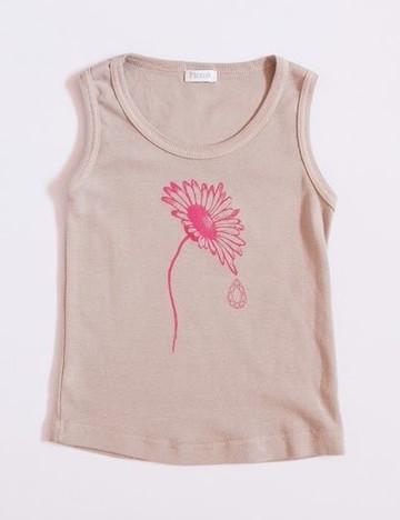 2014 春夏 Picnik 桃紅色太陽花 無袖背心