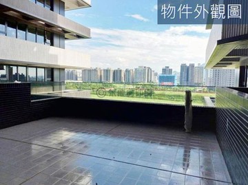 海洋都心二期SSR朝南超大露臺戶採光佳裝潢棒｜新北市淡水區新市三路二段