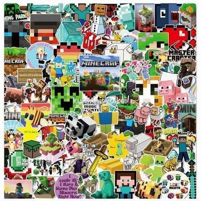 ステッカーminecraft マインクラフト ゲーム キャラクター シール 100枚入り 文具 ステーショナリー 通販 Lineポイント最大get Lineショッピング